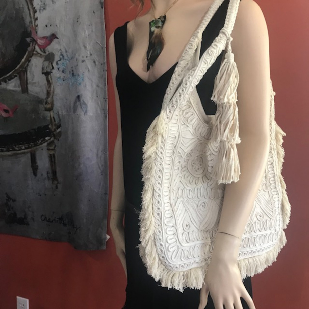 IBban Macrame Tote Bag